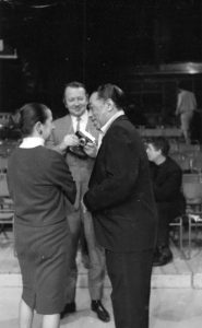 Humphrey Lyttelton,Susan da Costa and Duke Ellington February 1964