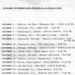 Itinerary for Humphrey Lyttelton 1959 U.S.A. tour